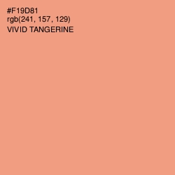 #F19D81 - Vivid Tangerine Color Image